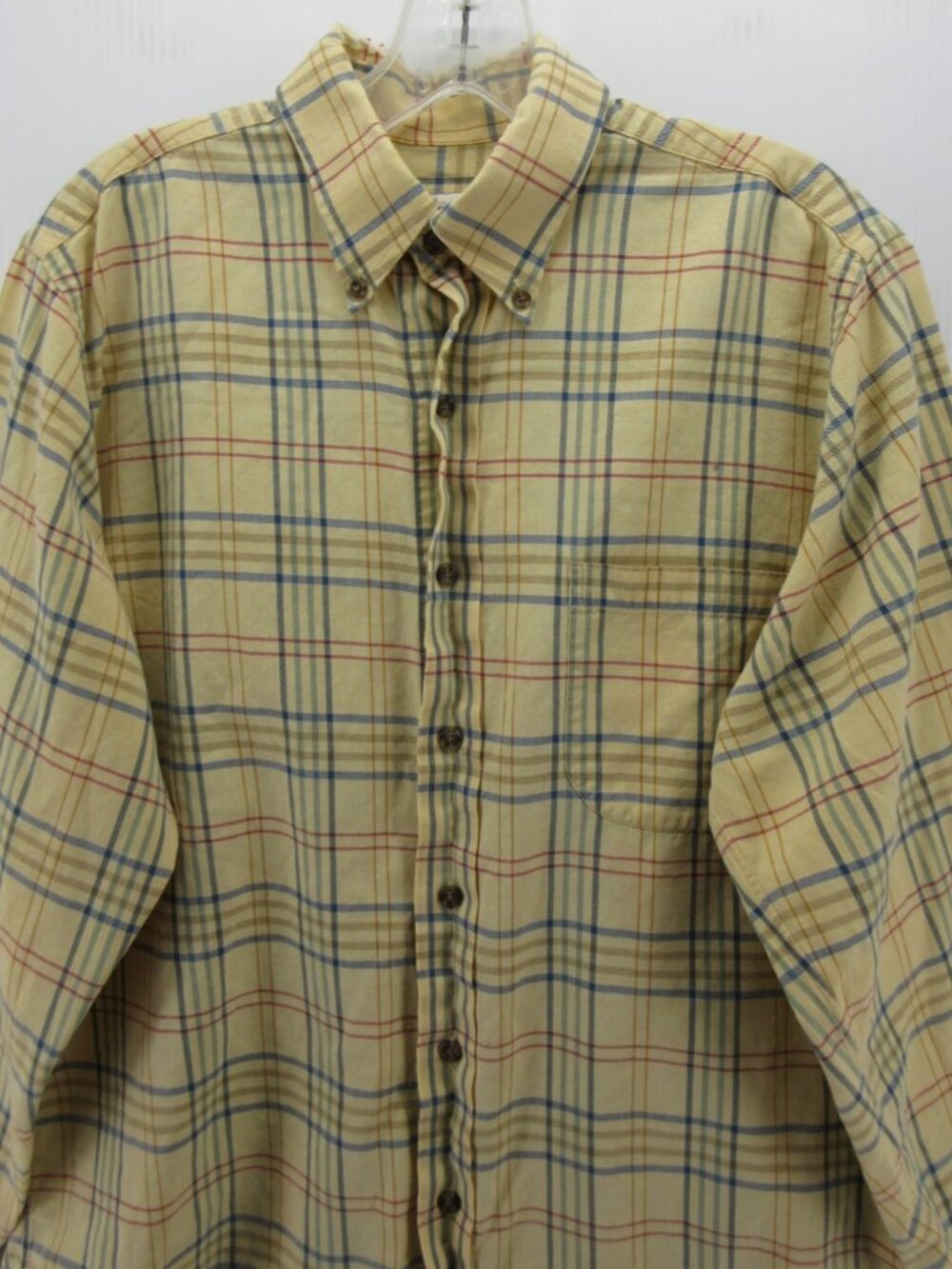 VINTAGE Viyella Shirt Medium Wool Blend Button Down Plaid Heritage * - Picture 2 of 11